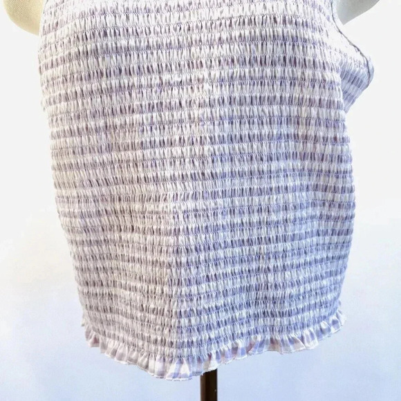 NWT SO GOODS FOR LIFE Juniors Sleeveless Straps Pullover Shirred Purple Top XXL - Picture 9 of 13